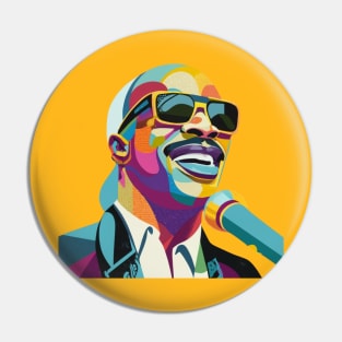 Stevie Wonder WPAP Limit Color Pin