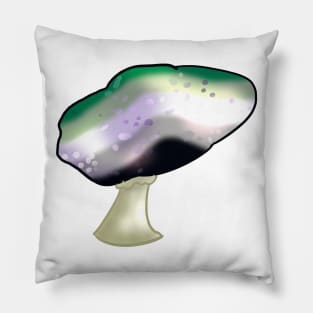 Aromantic LGBTQ Prie Mushroom Pillow