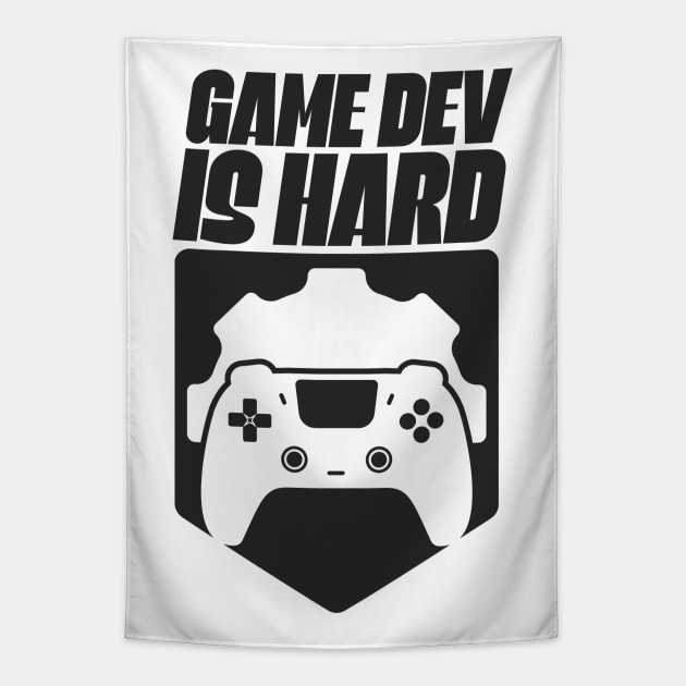 Game Dev Is Hard Tapestry by Issho Ni