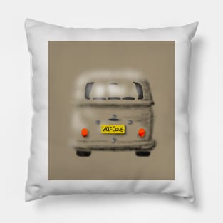 Shadow Camper (beige) Pillow