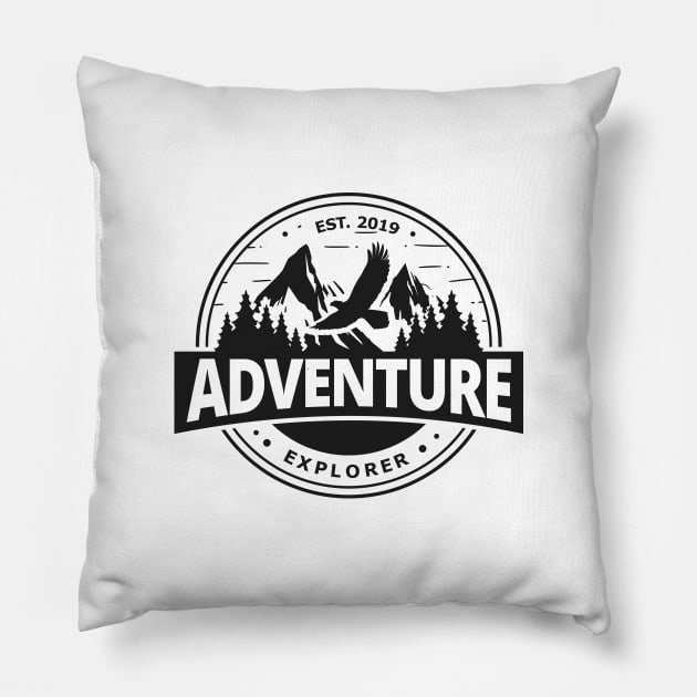 Outdoor Adventure Explorer - Design Pillow by LR_Collections