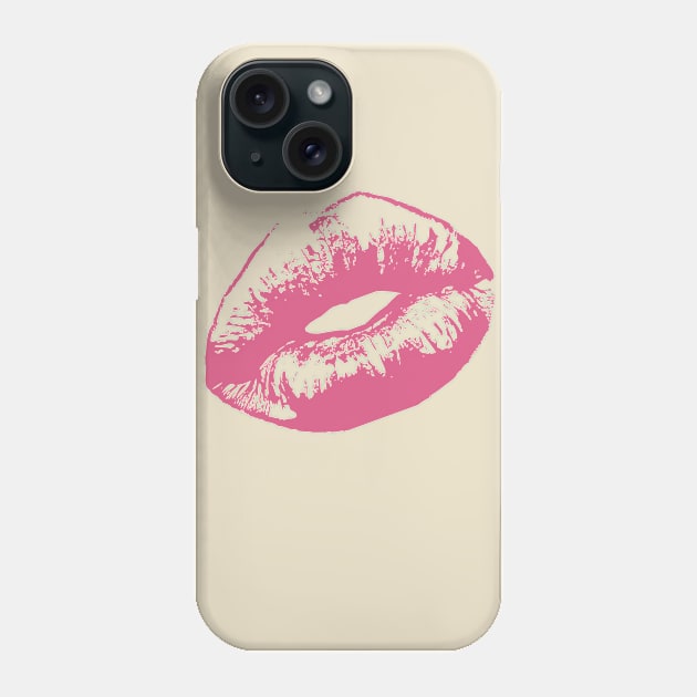 Kiss Lips Phone Case by PlanetJoe