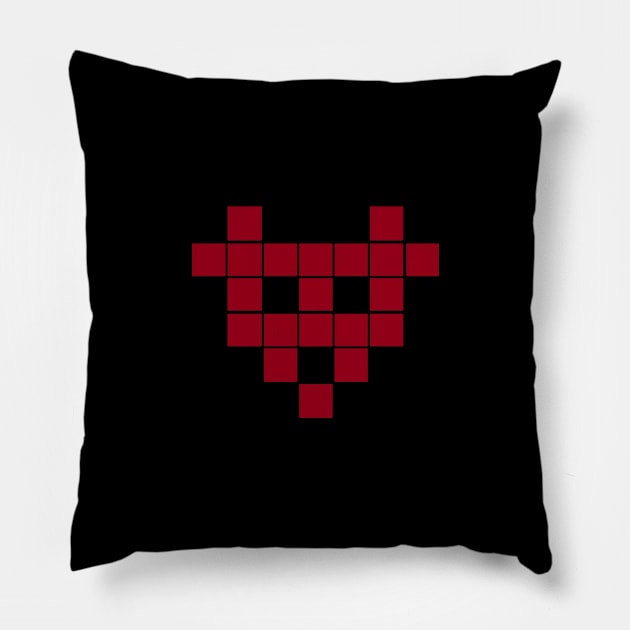 Pixel_face Pillow by ARTEMIDA