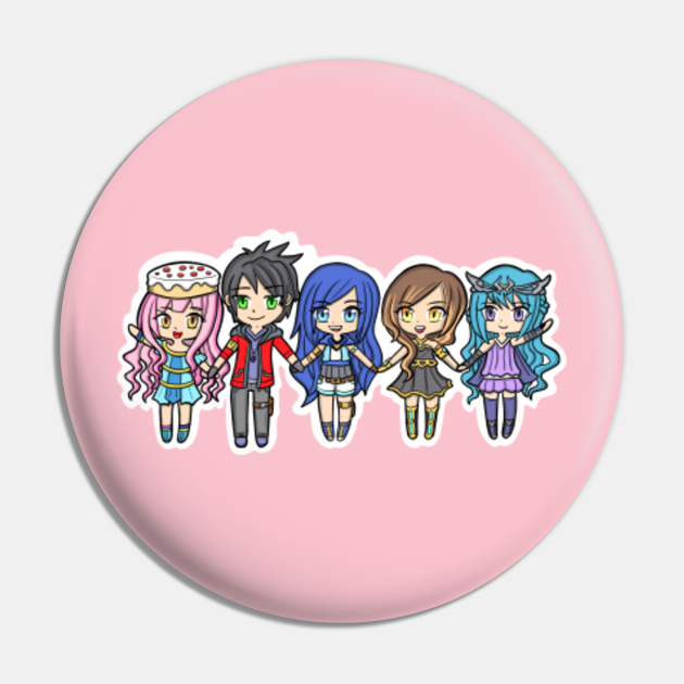 Funneh Krew Holding Hands - Funneh - Pin | TeePublic
