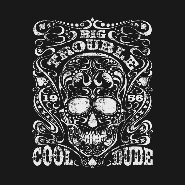 Big Trouble festival skull by Digster