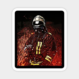 Firefighter Magnet