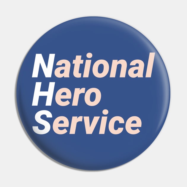 National Hero Service Pin by EliseDesigns