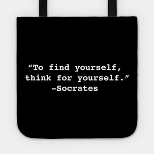 socrates quote Tote