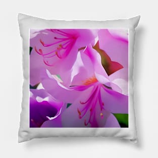 Catawba Rosebay Azaleas Pillow