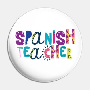 Cute Spanish Teacher Gift Idea Back to School Pin