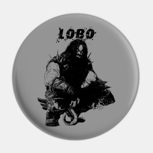 Lobo Silhouette Pin