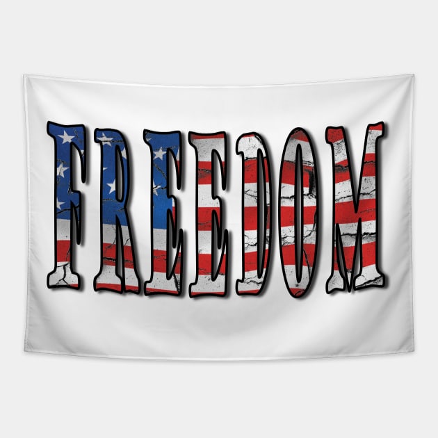 Freedom Tapestry by Liftedguru Arts