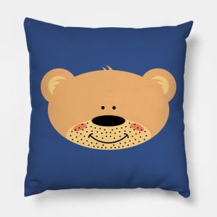 Teddy bear unshaved Pillow