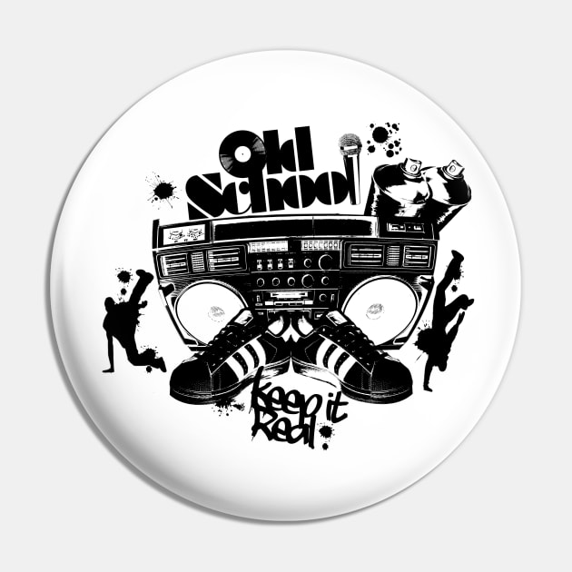 Old School Pin by Illcesar