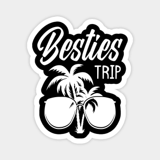 Besties Trip Beach Best Friends Vacation Magnet