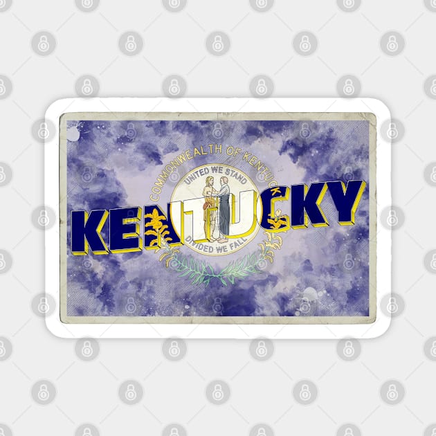 Kentucky vintage style retro souvenir Magnet by DesignerPropo