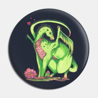 Prickly Pear Dragon Pin