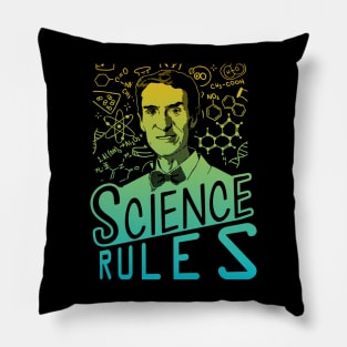 Science Rules Pillow