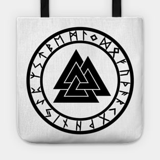 Valknut II /// Rune Circle Tote