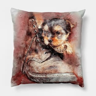 Yorkshire terrier Dog puppy Pillow