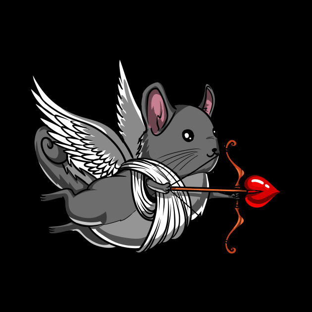 Chinchilla Mouse Pet Cute Valentines Day by underheaven