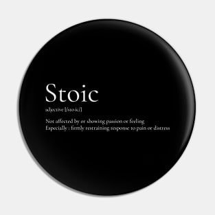 Stoic Definition Pin