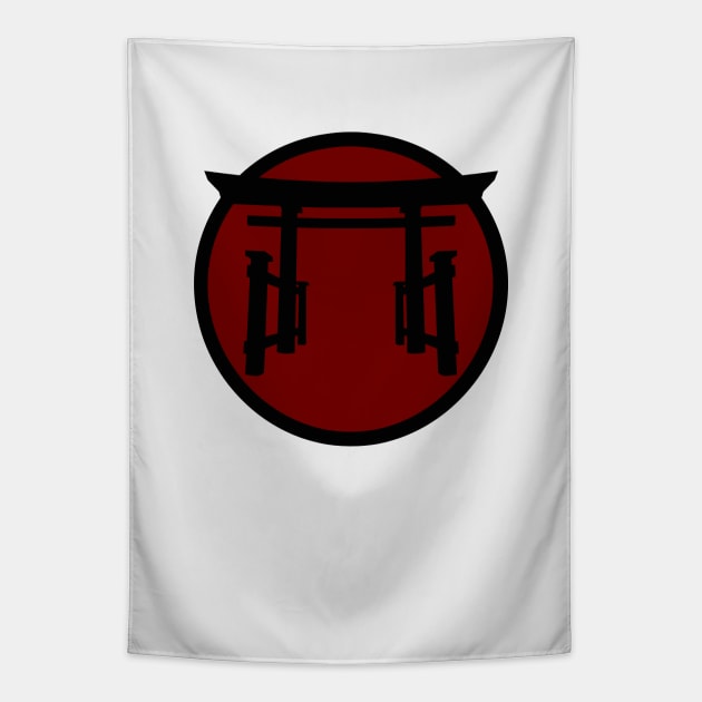 Torii Tapestry by Fabio Zannini