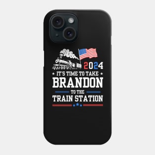 it's time to take Brandon to the train station Phone Case