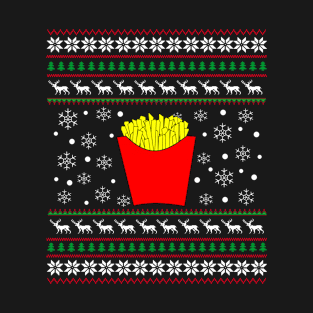 French Fries Christmas T-Shirt