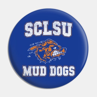 SCLSU Mudogs - vintage Waterboy logo Pin