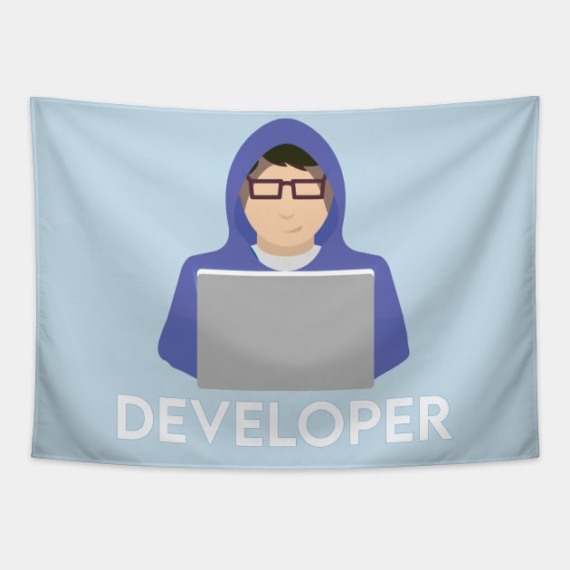 Developer Design Premium Tapestry by uniboutique