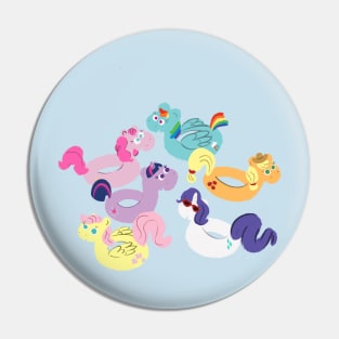 Pony pool party Pin