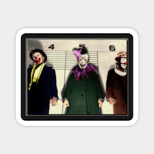 The Killer Clown Lineup Magnet