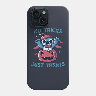 No Tricks Just Treats Funny Cute Spooky Phone Case