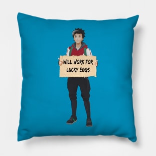 Will Work for LuckEggs Pillow