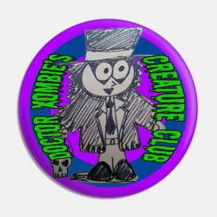 Doctor Xombie Creature Club Pin