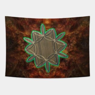 Flower Of Life Crop Circle Tapestry