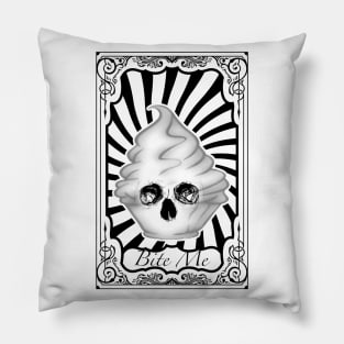 Bite Me Frame Pillow