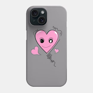 Love cute icon pink color Phone Case