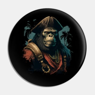 gorilla pirate Pin