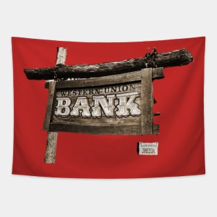 Western Union Bank Tapestry