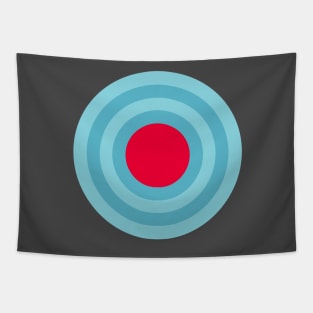 Target in blue and red Tapestry