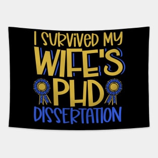 I survived my wife's PhD dissertation Tapestry