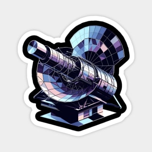 Cosmic Viewfinder | Geometric Observatory Telescope Tee Magnet