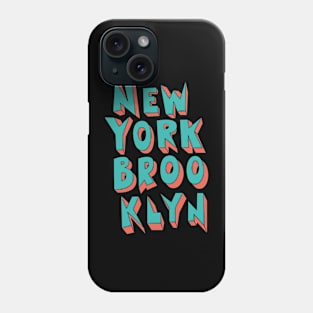 Vibrant Brooklyn: Embrace the Bold Spirit of NYC's Hip Heart Phone Case