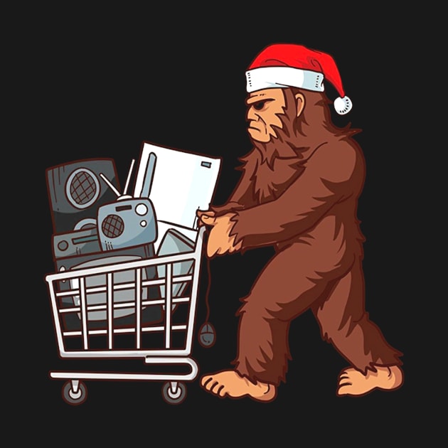 Black Friday Bigfoot Christmas Sasquatch Gift by finchandrewf