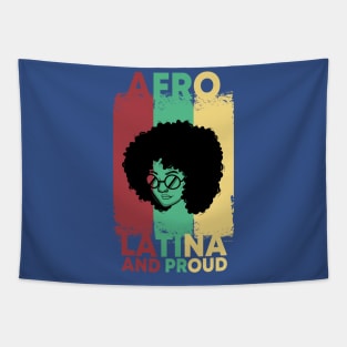 Pride Latina Afro Queen hispanic columbian gift present Tapestry