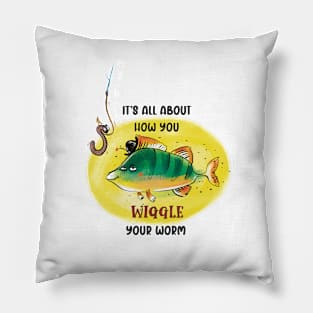 Fishing humor Pillow