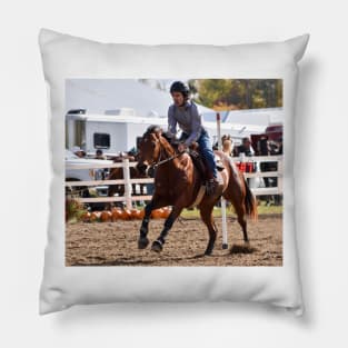 Barrel racing Pillow