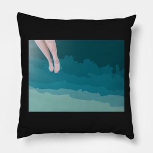 Feet in the water Pillow